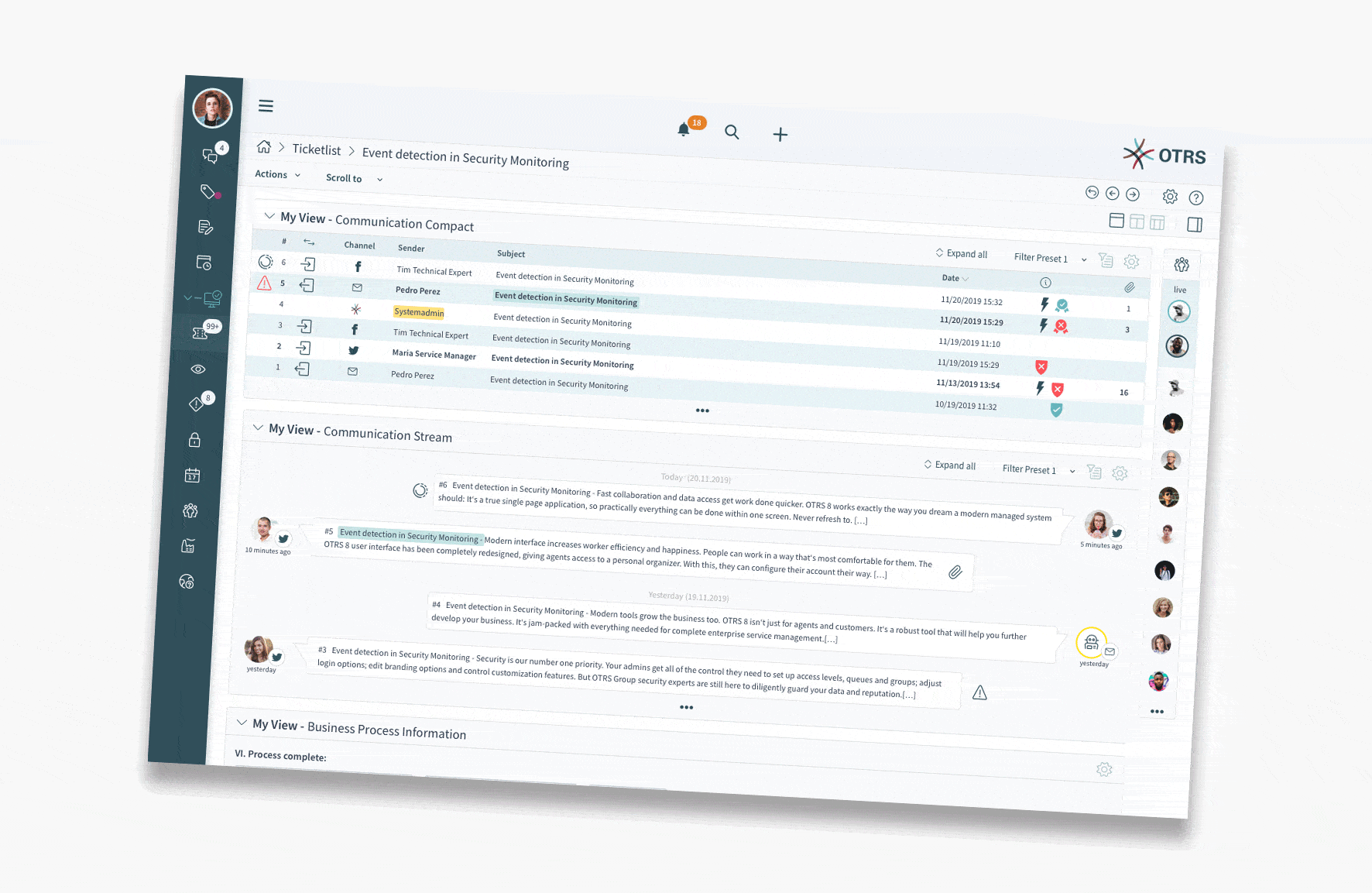 OTRS 8 Modern Interface