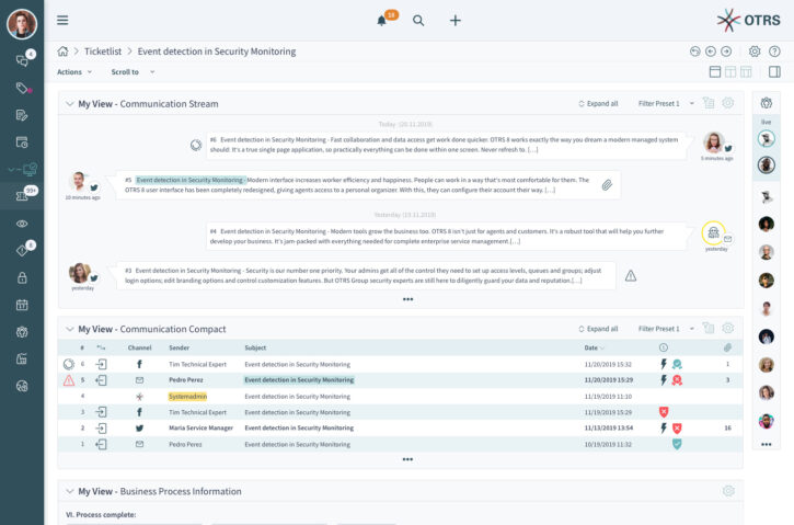 OTRS 8 Modern Agent Interface