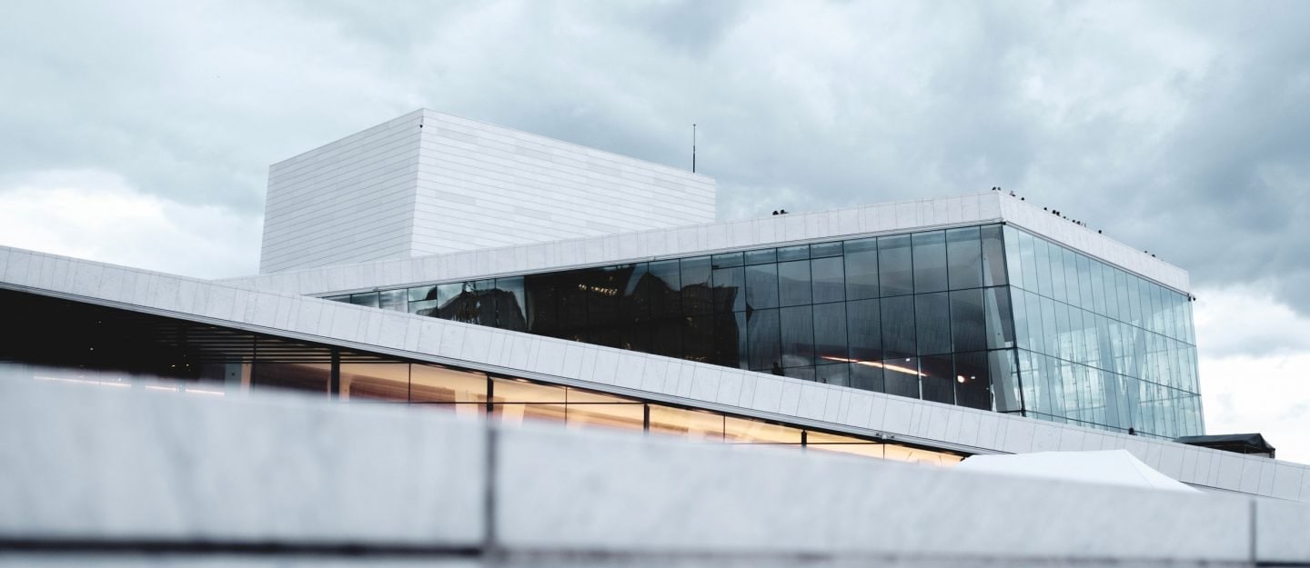 Modern white building