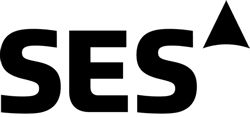 SES logo in black color